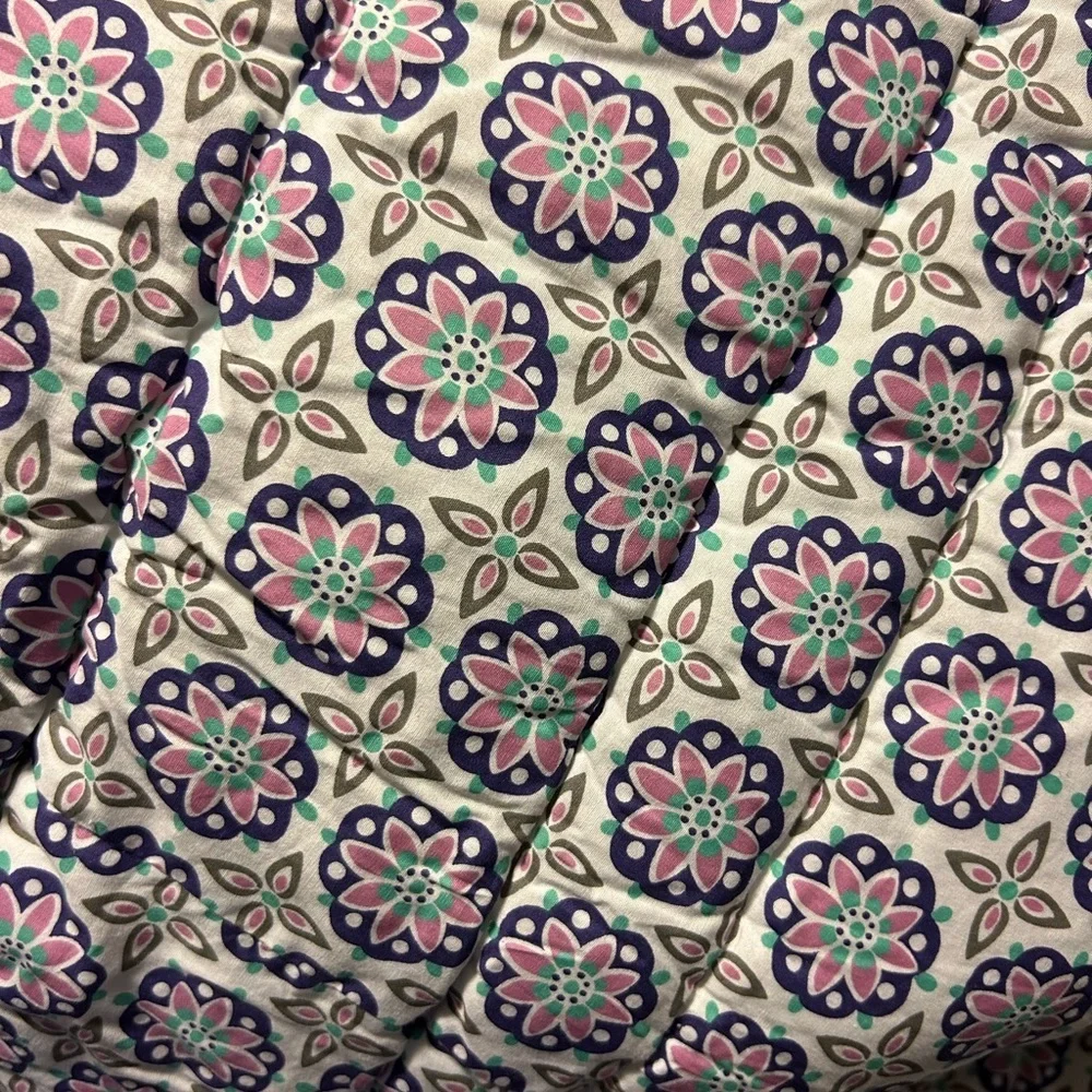 Pottery Barn Teen Girl Floral Twin Comforter W/ Pillow Sham